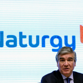 El presidente de Naturgy, Francisco Reynés, durante la presentación de los resultados de la compañía correspondientes al ejercicio de 2018. EFE/Emilio Naranjo
