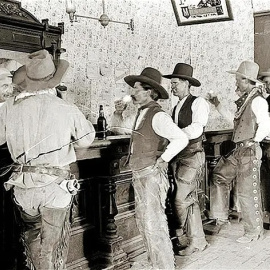 El bar Equity de Old Tascosa (Texas), en 1908. Erwin E. Smith