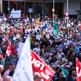 Imagen de archivo de la manifestación de Marea Blanca este otoño en Sevilla.