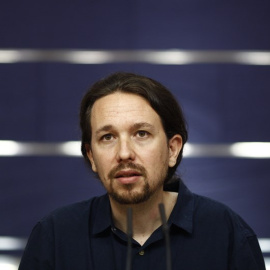 Pablo Iglesias, líder de Podemos, en el Congreso de los Diputados/EUROPA PRESS