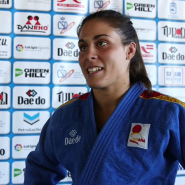 La judoca Sara Rodríguez./ Youtube