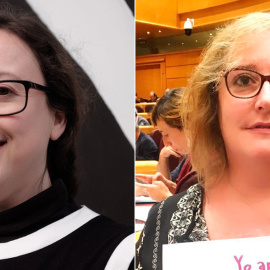 Les candidates a la secretaria general de Podem Noelia Bail i Celia Cánovas