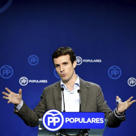 El vicesecretario de Comunicación del PP, Pablo Casado. - EFE