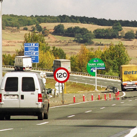 Imagen de la autopista del Norte o AP-1, gestionada por Europistas, del Grupo Itínere.
