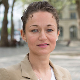 La diputada de Die Linke Zaklin Nastic. | Karin Desmarowitz.