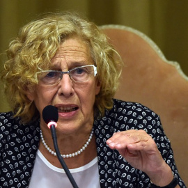 La alcaldesa de Madrid, Manuela Carmena. - AFP