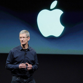 El director ejecutivo de Apple, Tim Cook, en una imagen de archivo. REUTERS