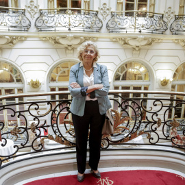 La alcaldesa de Madrid, Manuela Carmena, antes de su participación en el Foro Deloitte-ABC. EFE/Emilio Naranjo