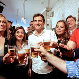 Albert Rivera durante un acto de precampaña en Guadalajara. (PEPE ZAMORA | EFE)