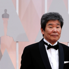Isao Takahata, en los Oscar de 2015. REUTERS