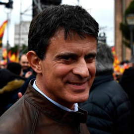 El ex primer ministro francés Manuel Valls, candidato independendiente de Ciudadanos a la Alcaldía de Barcelona. / AFP