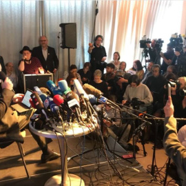 Roda de premsa de Carles Puigdemont des de Berlin