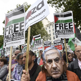 Manifestación del pasado 9 en Londres contra la ocupación israelí de Palestina. - REUTERS
