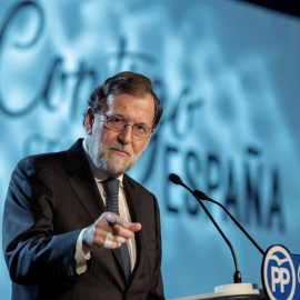 Mariano Rajoy a cionvenció del PP, a Sevilla / Julio Muñoz EFE