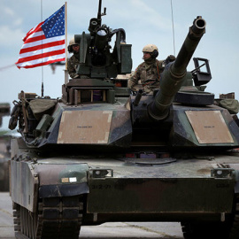 Imagen de archivo de un despliegue militar de EEUU. Reuters/ David Mdzinarishvili