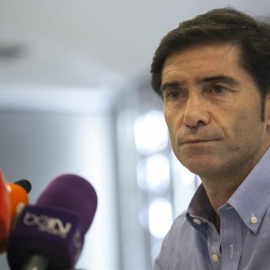 El entrenador Marcelino García Toral ha atendido hoy a los medios de comunicación en rueda de prensa. /EFE