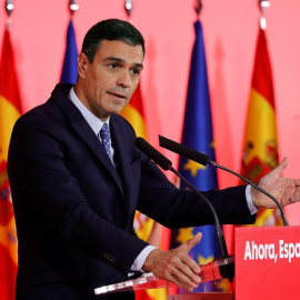 El secretario general del PSOE y presidente del Gobierno en funciones, Pedro Sánchez. - EFE