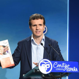 El vicesecretario de comunicación del Partido Popular, Pablo Casado. - EFE