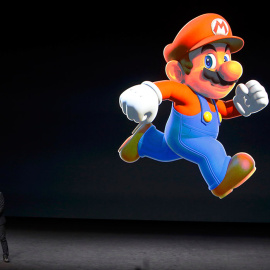 Un momento durante la presentación de 'Super Mario Run' en el evento de Apple en California.- BECK DIEFENBACH (REUTERS)