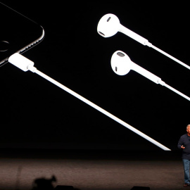 Un momento durante la presentación del iPhone 7.- BECK DIEFENBACH (reuters)