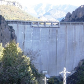 Imagen de la presa de la Llosa del Cavall (Lleida) WIKIPEDIA / CAPOLATELL