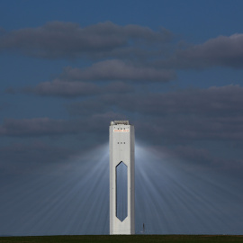 La plataforma Solúcar de Abengoa, en Sanlúcar la Mayor (Sevilla). REUTERS
