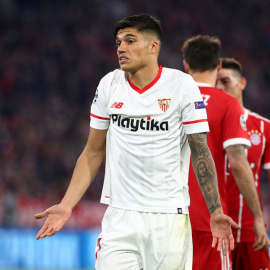 Correa, durante el partido. REUTERS/Michael Dalder