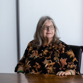 Biruté Galdikas durante su visita a Burgos / Anaís Pérez Martínez (SINC)