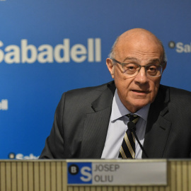 Josep Oliu, presidente de Banco Sabadell. E.P.