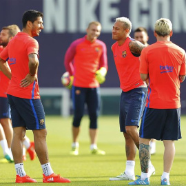 El Barça ya cuenta con su tridente Messi-Neymar-Suárez tras los viajes con sus selecciones. /EFE