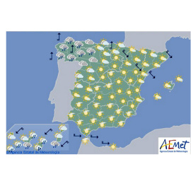 Previsión del tiempo del 15 de octubre. EFE