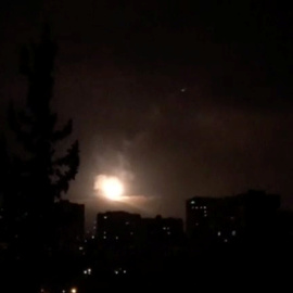 Misiles antiaéreos en Damasco. / REUTERS