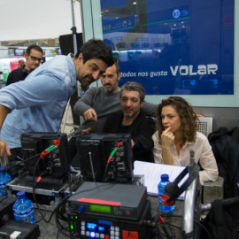 Cesc Gay, durante el rodaje de 'Truman'