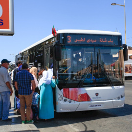 Servicio de autobuses de Alsa en Rabat. E.P.
