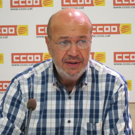 El líder de CCOO de Catalunya, Joan Carles Gallego. EUROPA PRESS