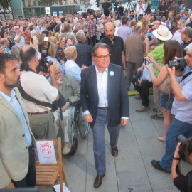 Artur Mas, durante el acto. EUROPA PRESS