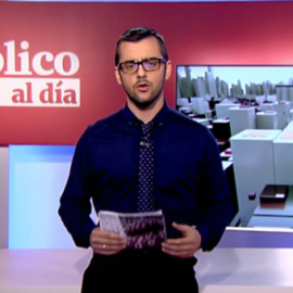 Pau Garcés durante el informativo Público al Día del viernes 27 de abril.