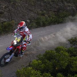 Barreda, durante la prueba de este lunes. EFE/Felipe Trueba