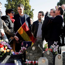 El secretario general del PSOE, Pedro Sánchez, en una imagen de archivo durante la presentación de su reforma de la Ley de Memoria Histórica / EFE