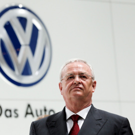 Foto de archivo del pasado abril del presidente ejecutivo de Volkswagen, Martin Winterkorn, en la feria tecnológica de Hanover. REUTERS/Wolfgang Rattay