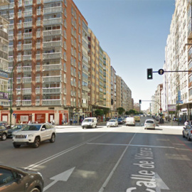 Imagen del barro de Gamonal, en Burgos. Google Maps