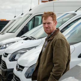 Una secuencia de 'Sorry We Missed You'.