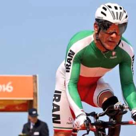 El ciclista iraní Bahman Golbarnezhad. - @Olympic_ir