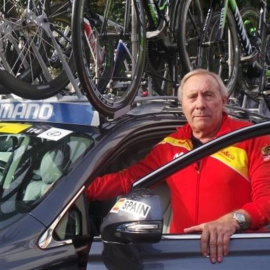 El seleccionador español de ciclismo, Javier Mínguez.