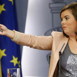 La vicepresidenta del Gobierno, Soraya Sáenz de Santamaría. / EFE