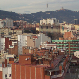 Vista de L'Hospitalet de Llobregat. Hospitalet-Ordenador