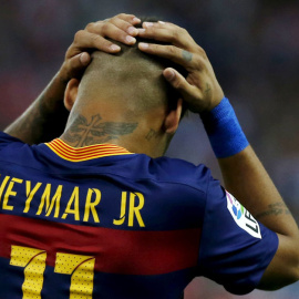 Neymar, en un partido reciente con el Barcelona. REUTERS/Javier Barbancho