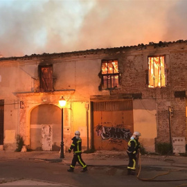 El Palacio de Osuna de Aranjuez, en llamas. 112 COMUNIDAD DE MADRID