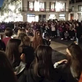 04/11/2019 - Manifestación en Barcelona contra la sentencia de la'Manada de Manresa'. / EUROPA PRESS