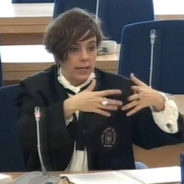 Amaia Izko, abogada de dos de los jóvenes de Altsasu.